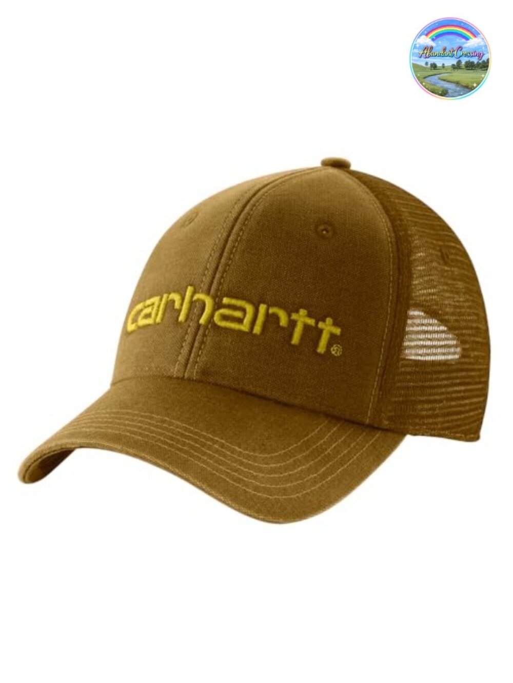 Men's Canvas Mesh-Back Logo Graphic Baseball Cap Adjustable